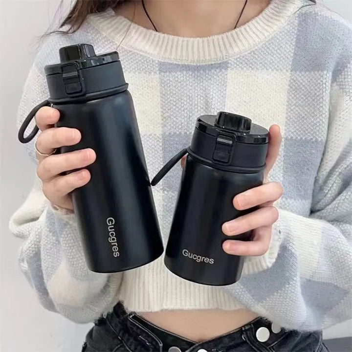 Women's vacuum flask with practical flip top and ergonomic design Kalsten