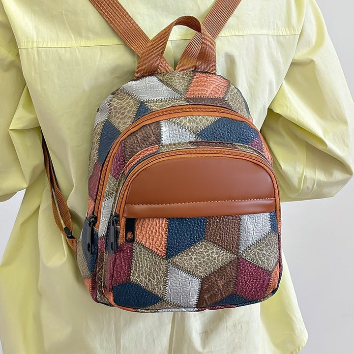 Geometric Patterned Fashion Backpack Kalsten
