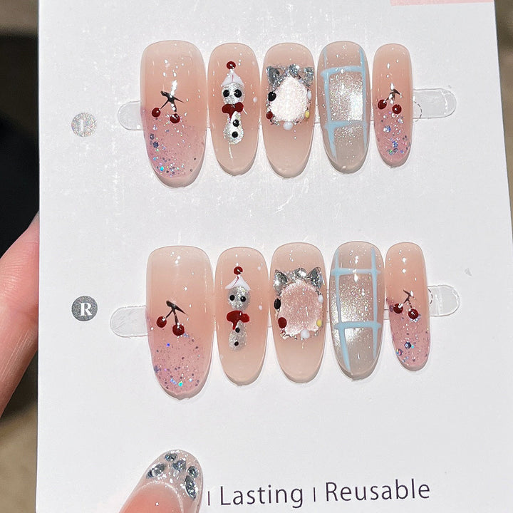 Artistic Press-On Nail Set Kalsten