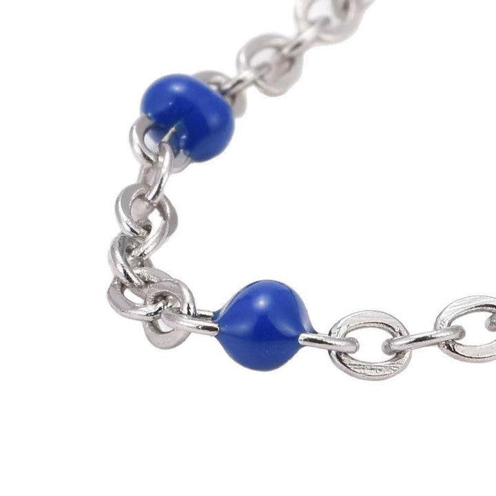 Delicate Beaded Chain Necklace Kalsten