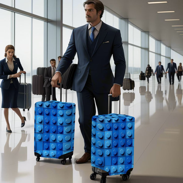 Unisex non-elastic suitcase cover with three-dimensional nub structure and non-slip inner fastening Kalsten