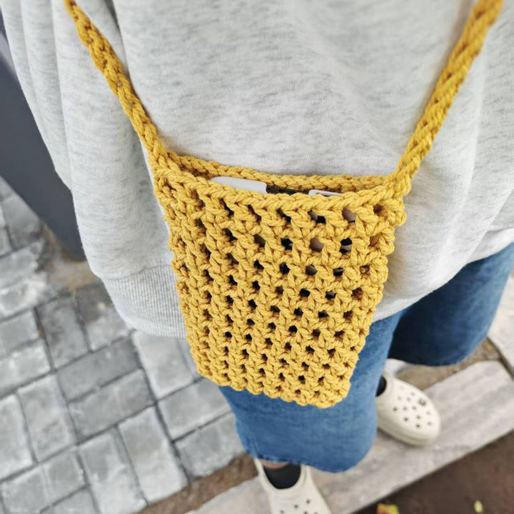Hand-knotted shoulder bag Kalsten