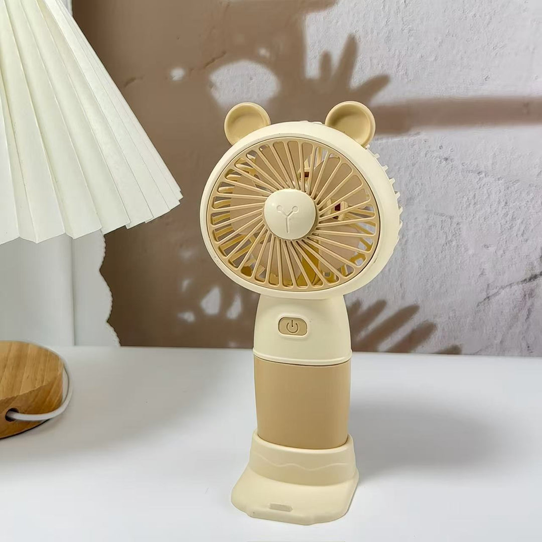 Ladies Portable Hand Fan with Animal Ears Kalsten
