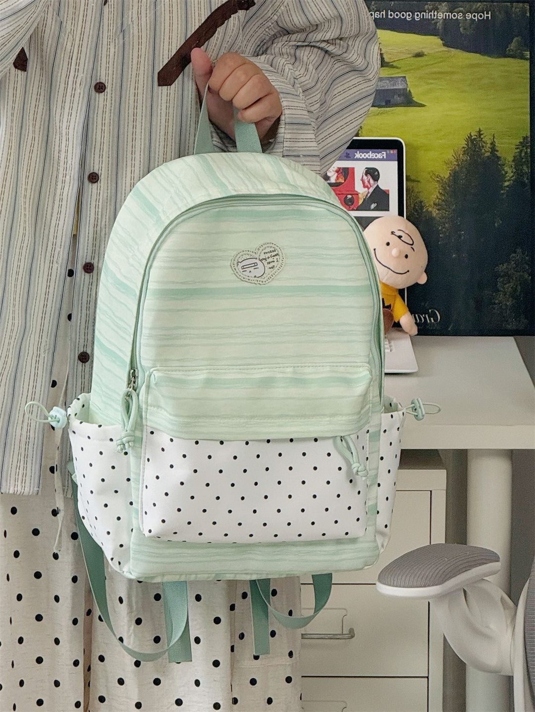 Lightweight Multi-Pocket Hiking School Backpack