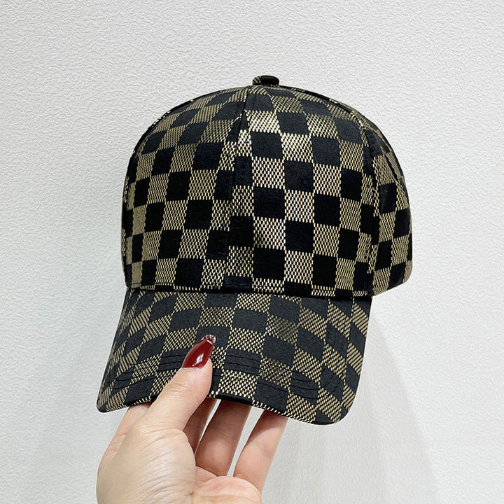 Women's Mesh Checkered Baseball Cap Kalsten