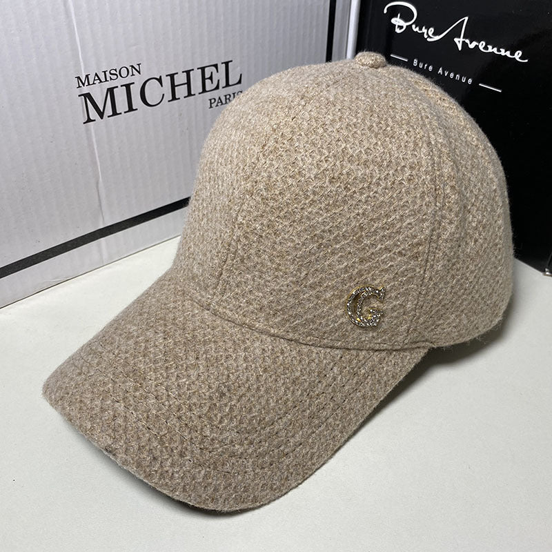 Women's Elegant Wool Blend Baseball Cap Kalsten