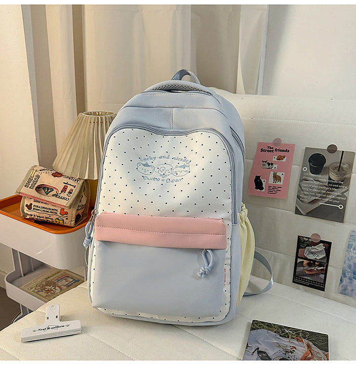 Cute Character Design School Backpack