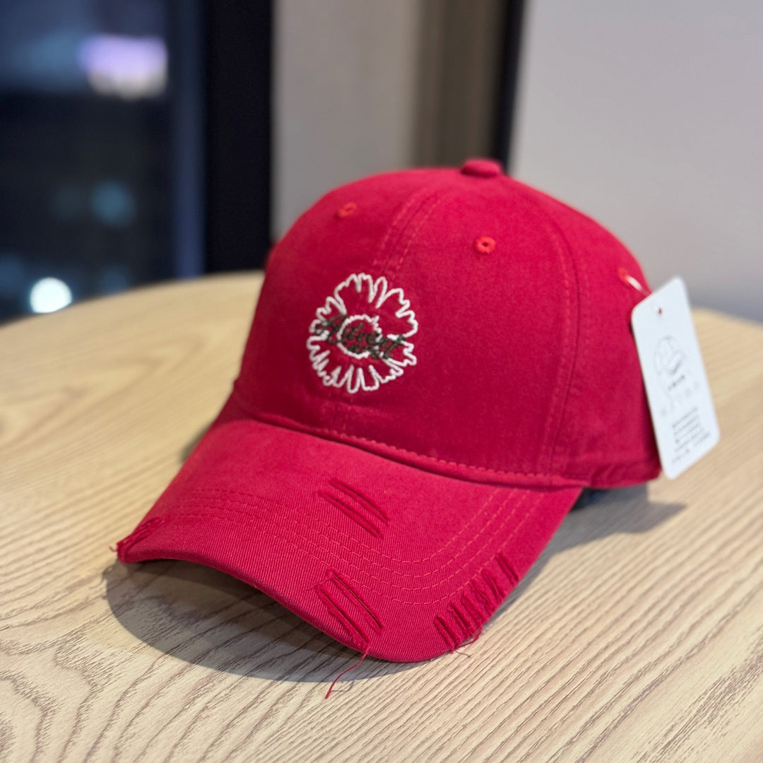 Unisex Embroidered Flower Design Baseball Cap Kalsten