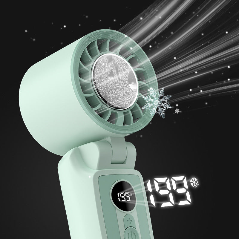 Women Portable Mini High-Performance Fan with Digital Control Kalsten