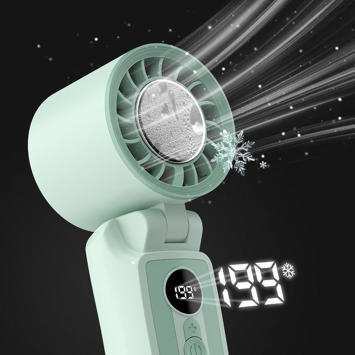 Women Portable Mini High-Performance Fan with Digital Control Kalsten