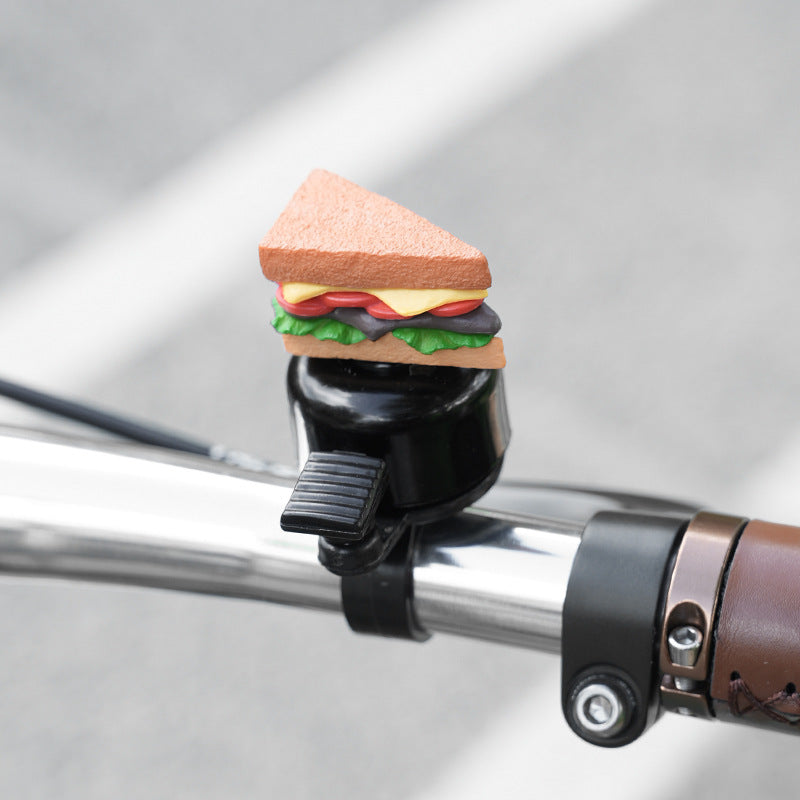 novelty handlebar bicycle bell with silicone popcorn topper and universal clamp Kalsten