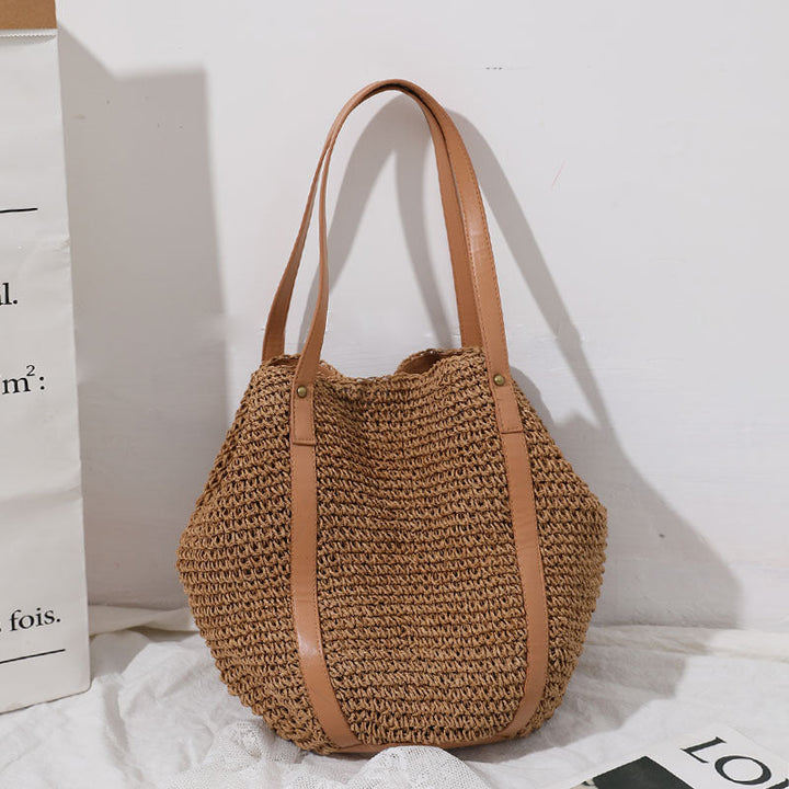 Large Braided Tote Bag with Adjustable Straps Kalsten