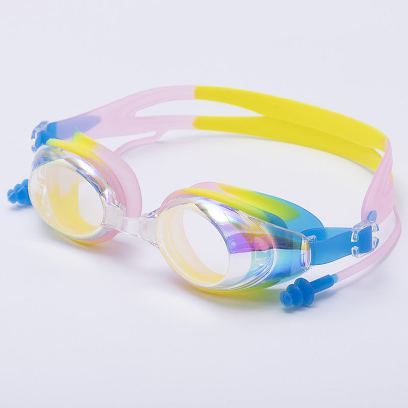 Children's Colorful Hydrodynamic Swim Goggles Kalsten