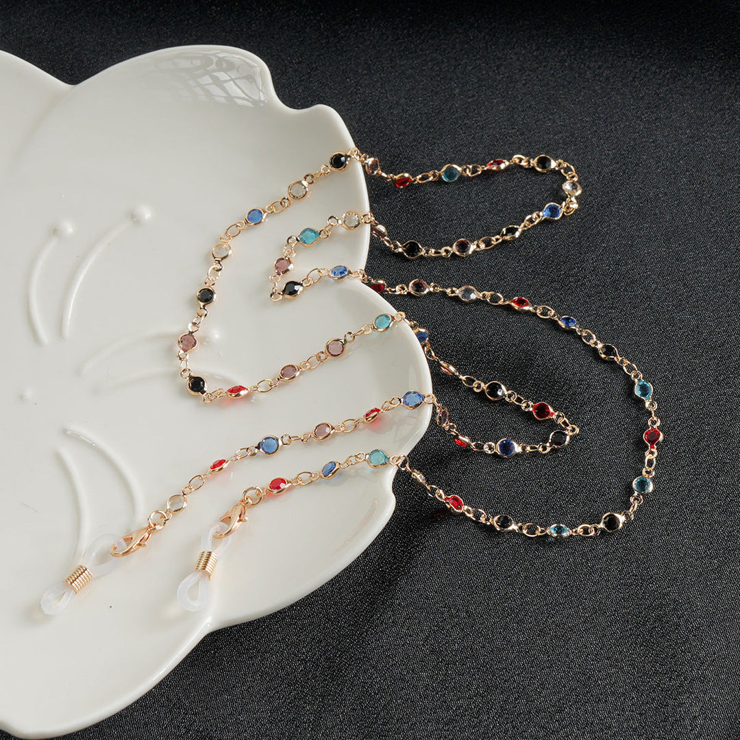 Decorative Glass Bead Eyewear Chain Kalsten