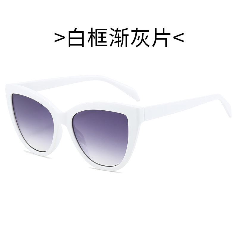 Women's Cat-Eye Sunglasses with Transparent Frame and UV Protection Kalsten