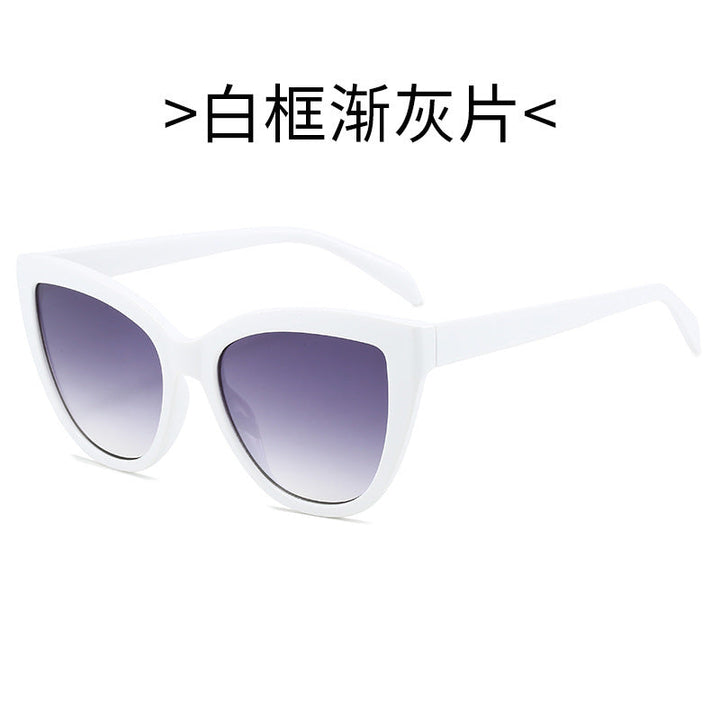 Women's Cat-Eye Sunglasses with Transparent Frame and UV Protection Kalsten