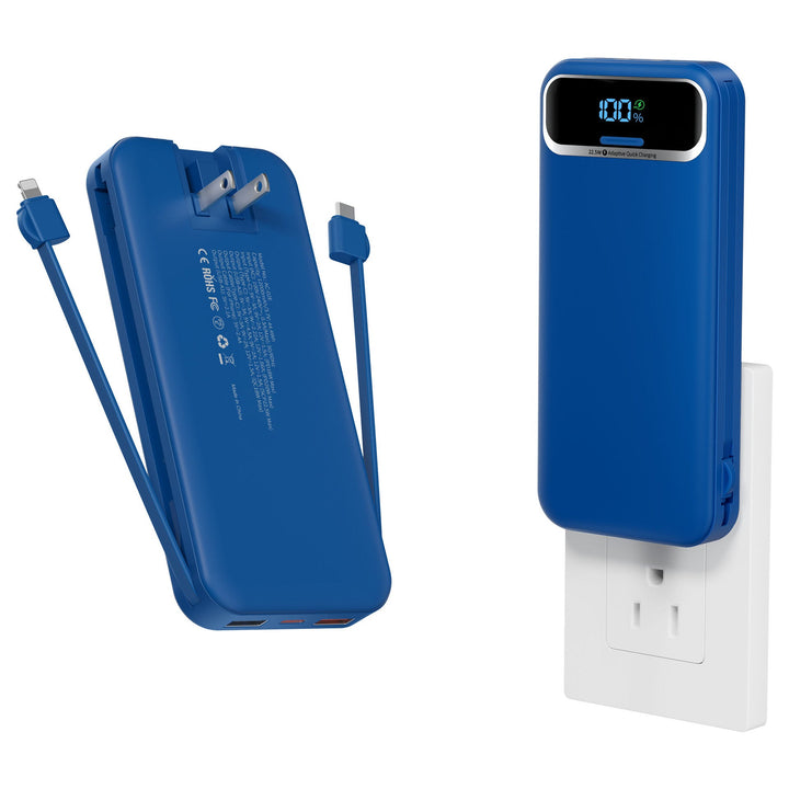 Powerbank with Integrated Charger and Lcd Display Kalsten