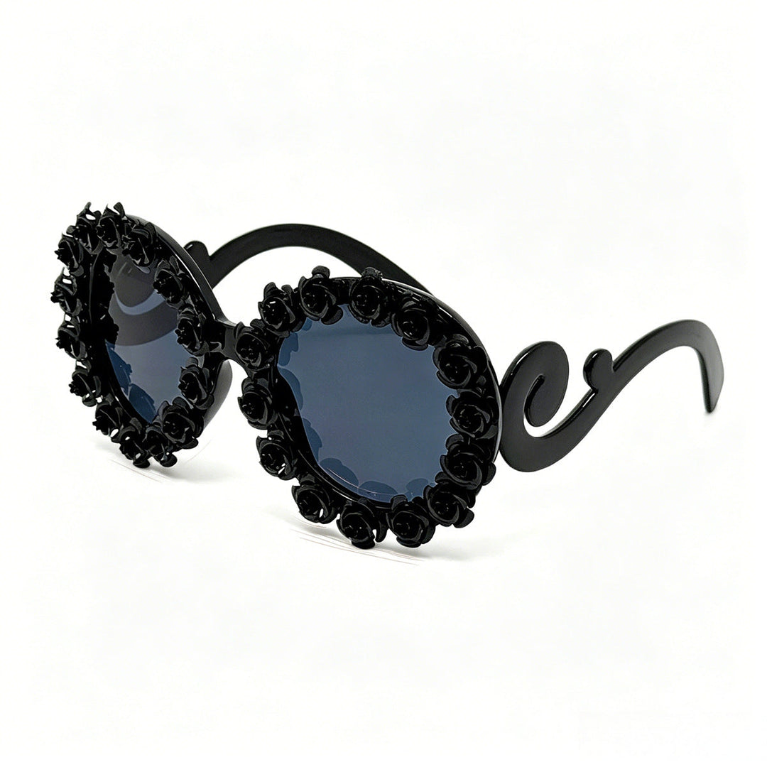 Ladies Designer Sunglasses with Floral Accents Kalsten