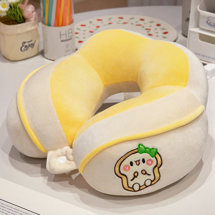 Ergonomic neck pillow with panda motif Kalsten