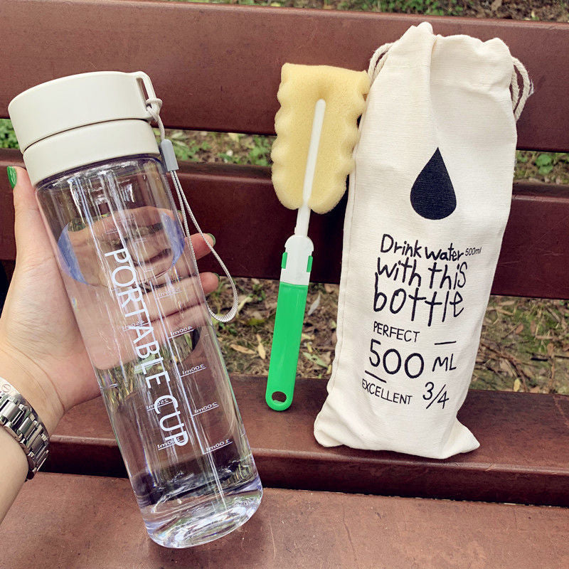 Women's portable water bottle with practical cleaning system Kalsten