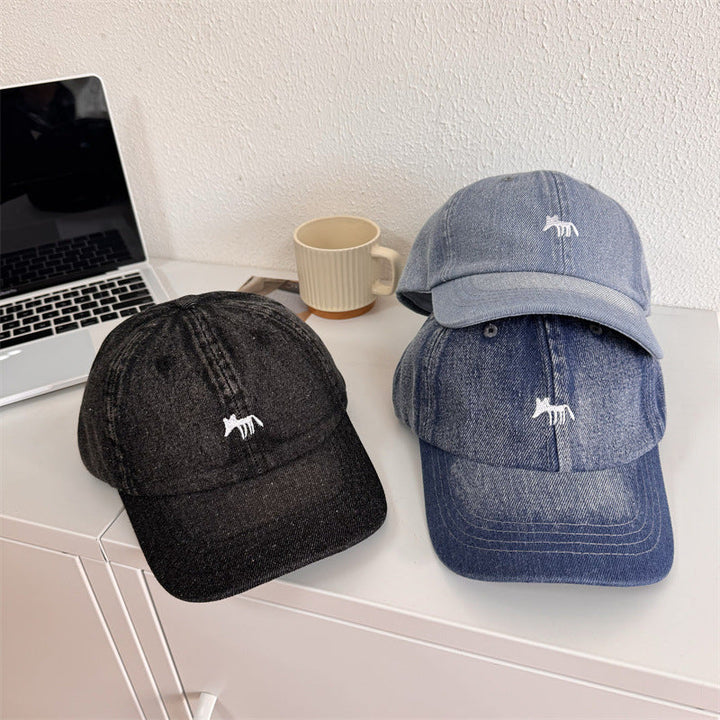 Men's Casual Graphic Denim Baseball Cap Kalsten
