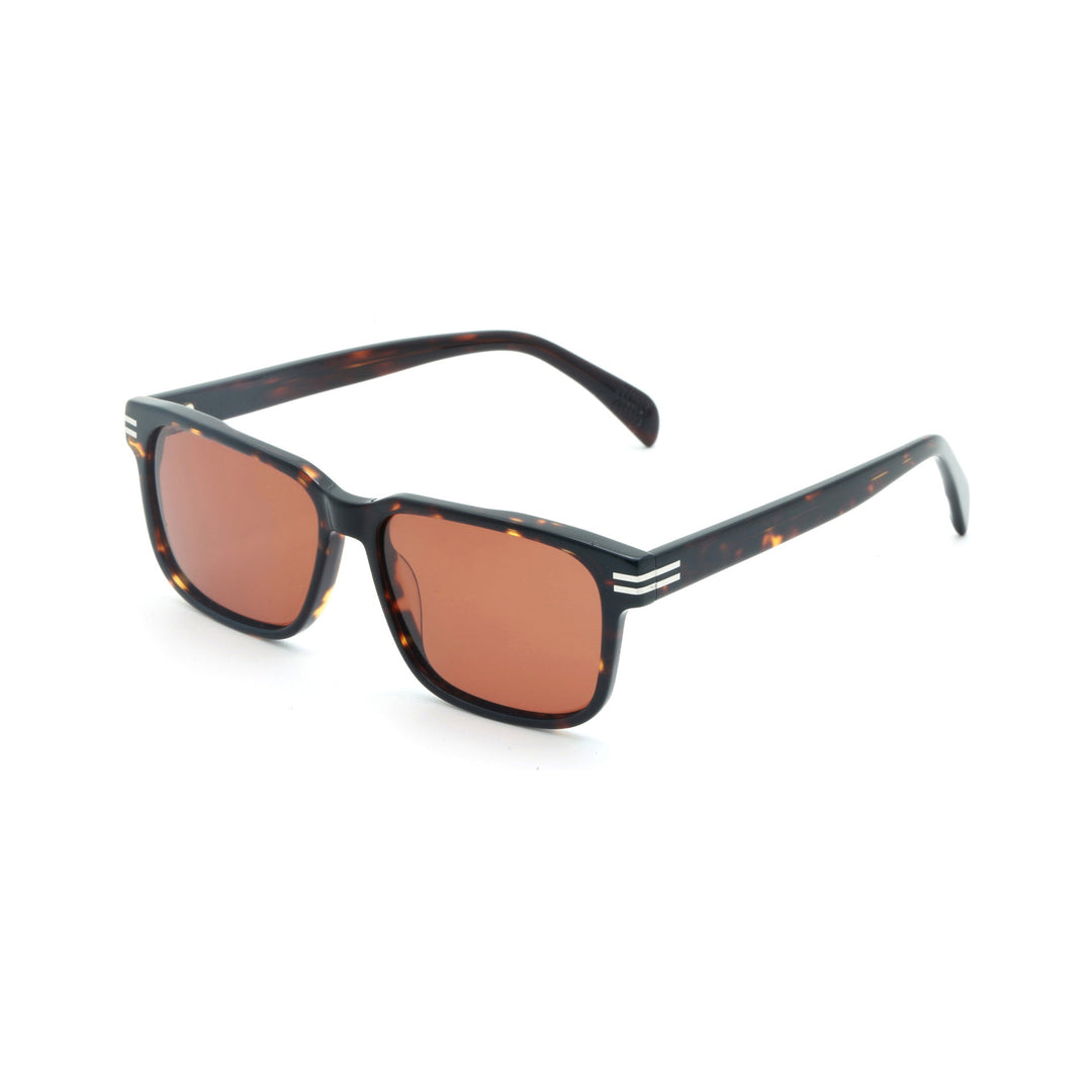 Women's fashionable sunglasses with transparent frame and green lenses Kalsten
