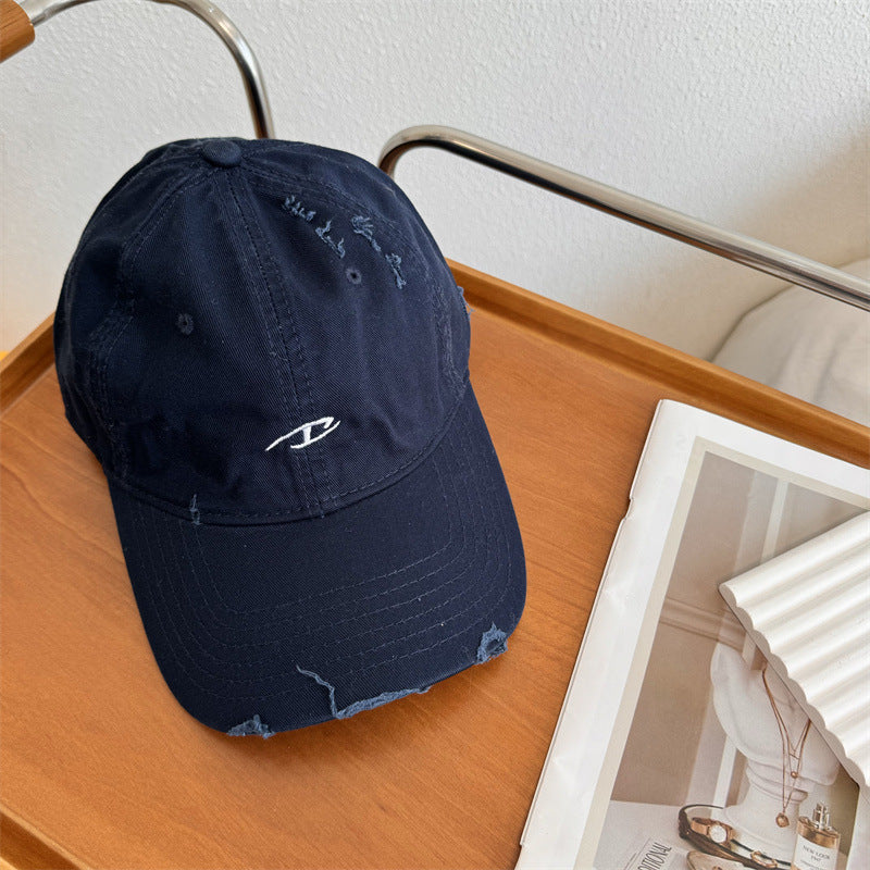 Men's Distressed Cotton Baseball Cap Kalsten