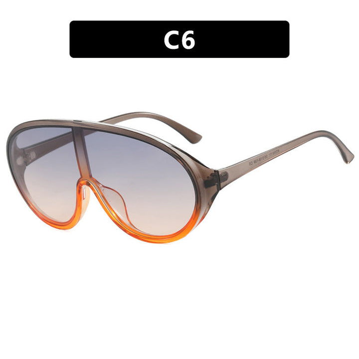 Women's futuristic sunglasses with large lenses and ergonomic frame Kalsten