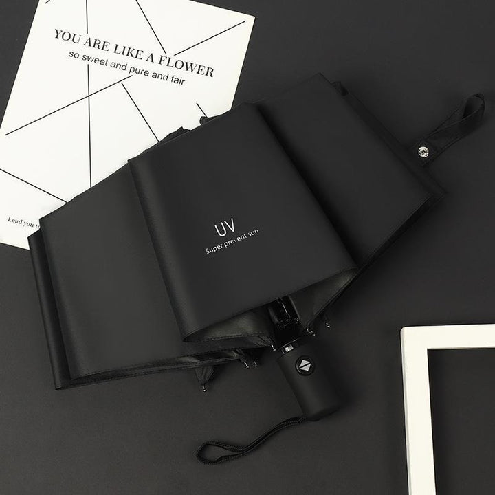 Women's stylish automatic folding umbrella with reflective safety design Kalsten