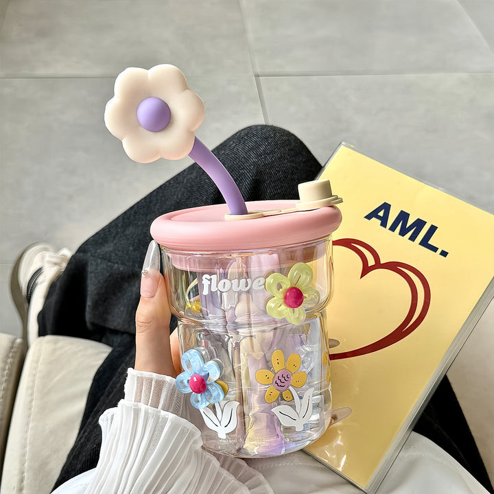 Ladies Flower Motif Drinking Cup Kalsten
