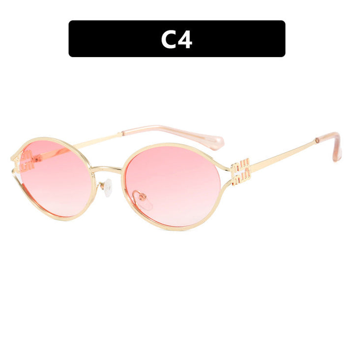 Ladies elegant oval sunglasses Kalsten