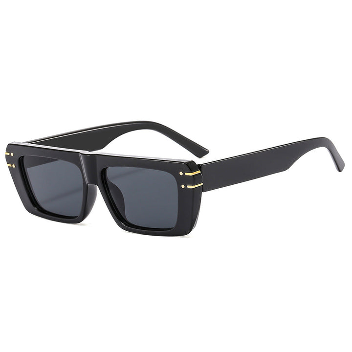 Women's fashionable square sunglasses with shiny accents Kalsten