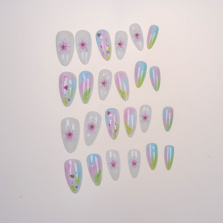 Floral-Accent Press-On Nail Collection Kalsten