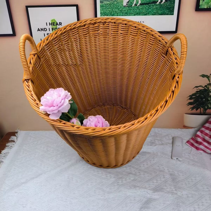 Unisex Robust Storage Basket made of woven rattan Kalsten