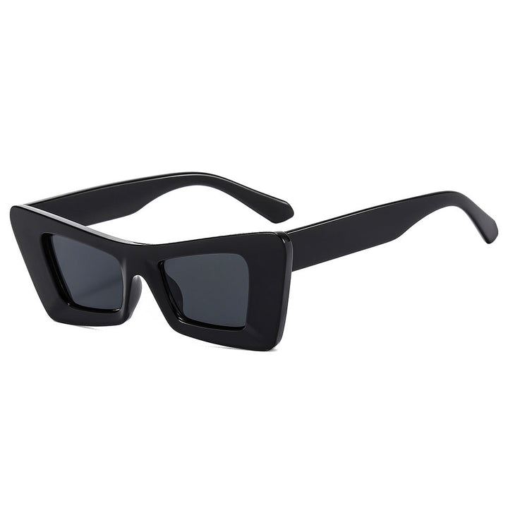 Ladies eye-catching designer sunglasses with modern prism frame Kalsten