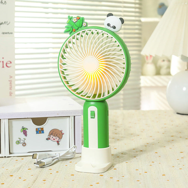 Women's Portable Hand Fan with Playful Animal Design Kalsten