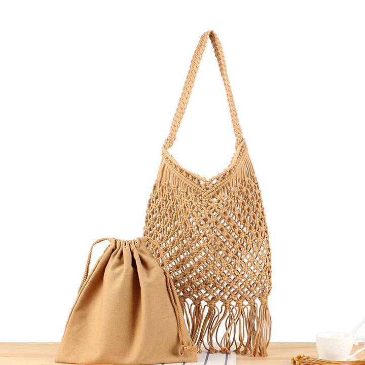 Versatile Macrame Tote Bag Kalsten