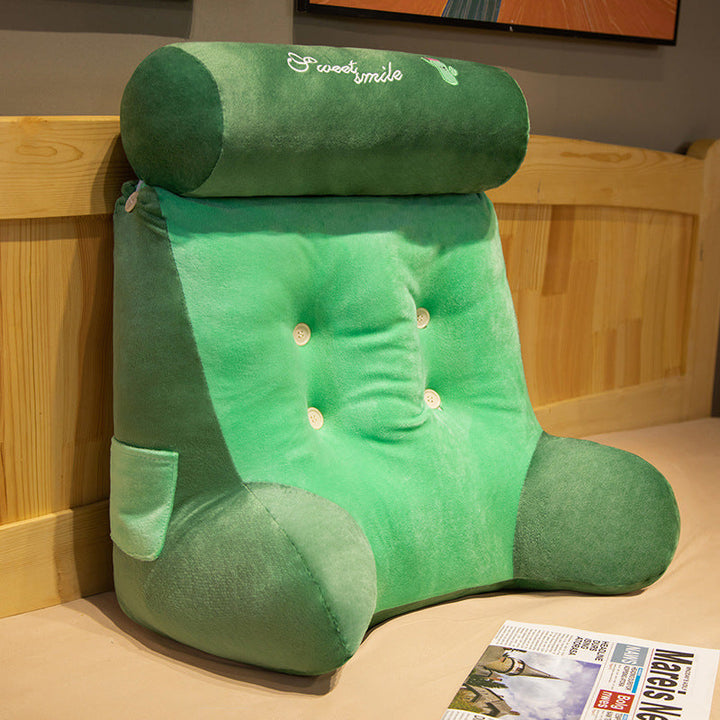 Ergonomic back support pillow with pockets Kalsten