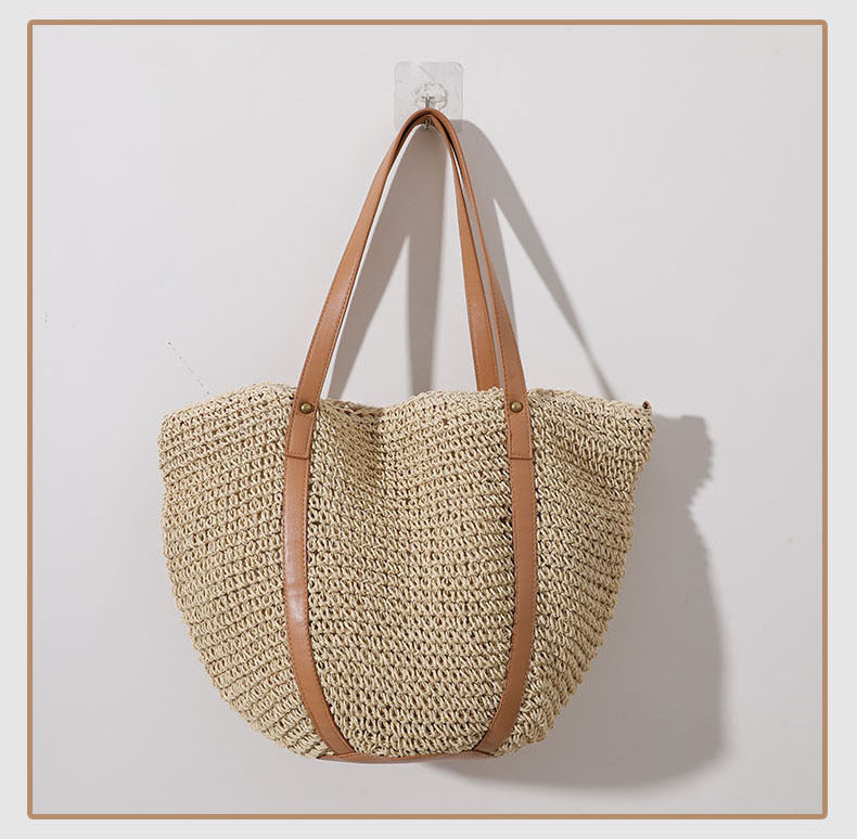 Large Braided Tote Bag with Adjustable Straps Kalsten