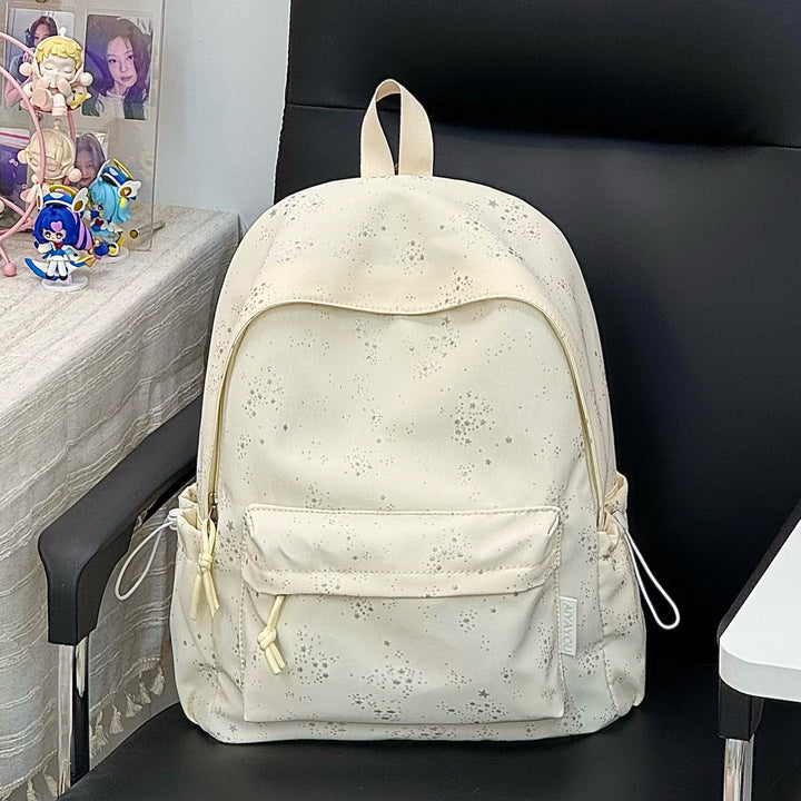 Modern Star-Patterned Travel School Backpack