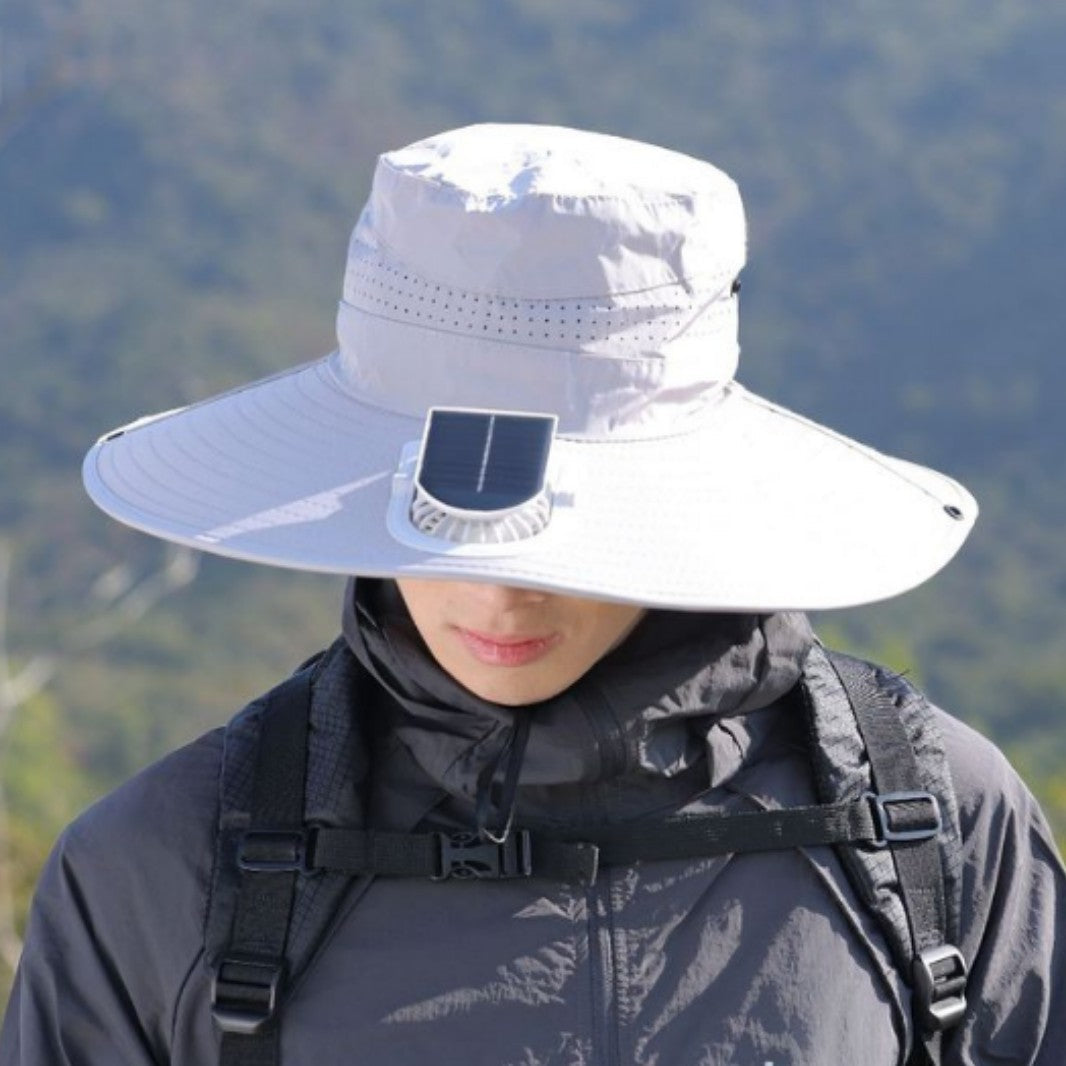 tactical fishing hat with wide brim, mesh ventilation and adjustable chin strap Kalsten