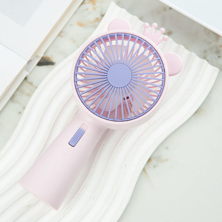 Portable Deer-Themed Handheld Cooling Fan Kalsten