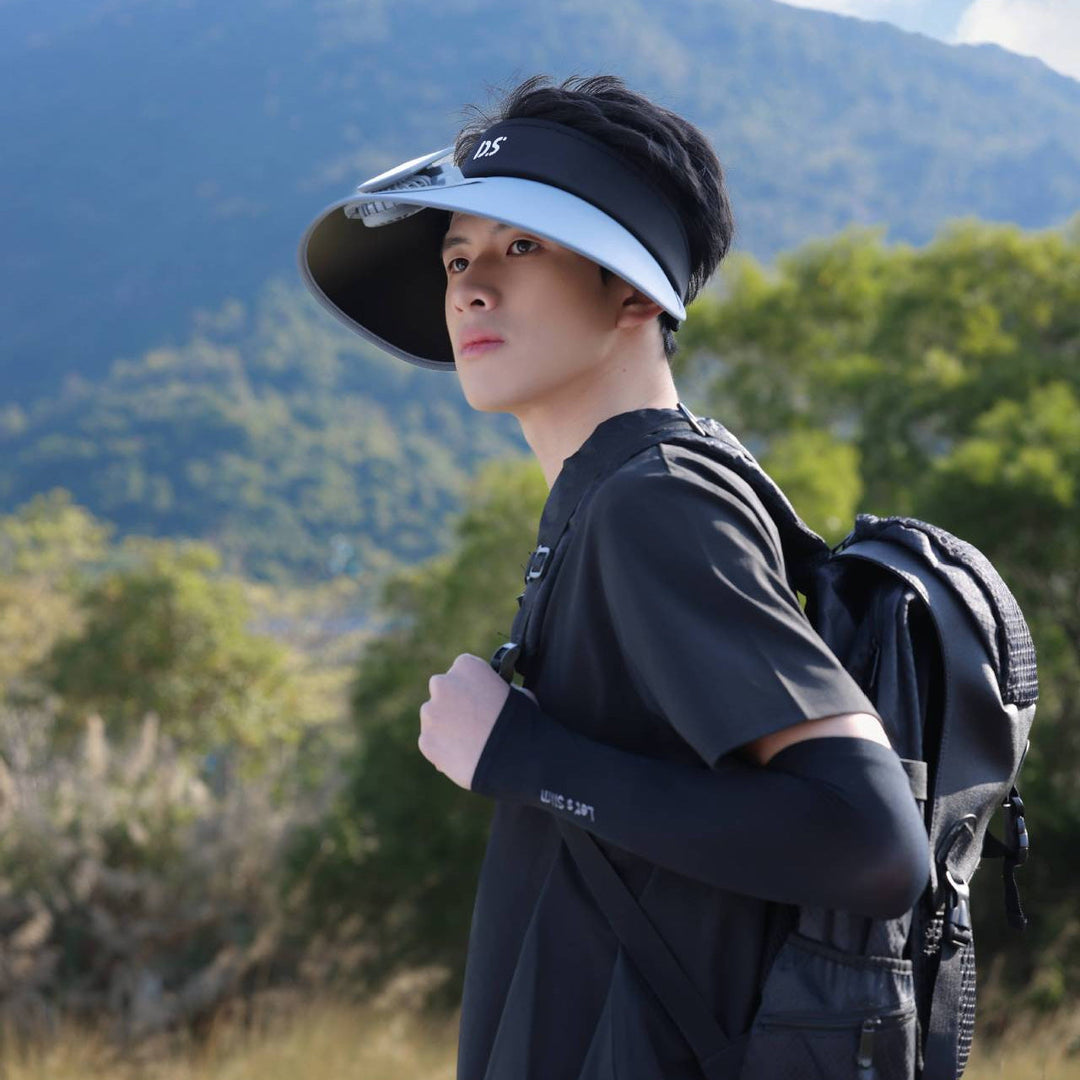 Adjustable sun visor with extra wide brim and breathable headband Kalsten