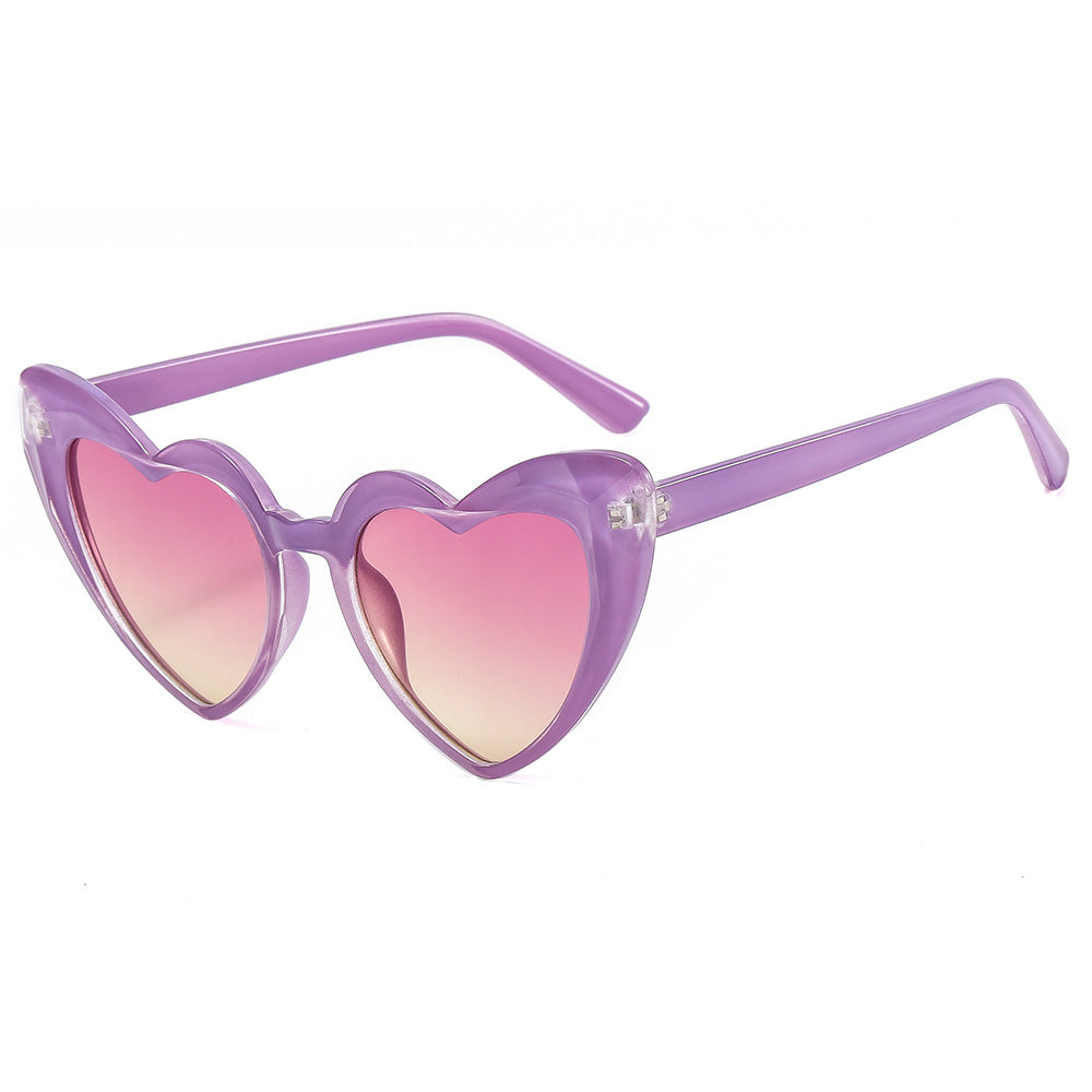 Women's fashionable heart sunglasses with UV protection Kalsten