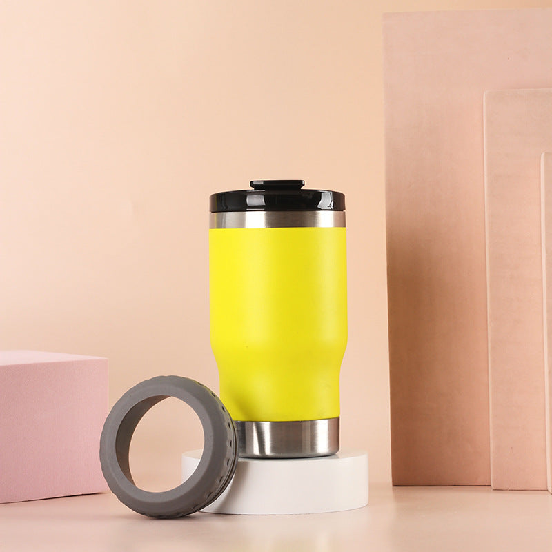 Women Insulated Travel Mug with Non-Slip Silicone Ring Kalsten