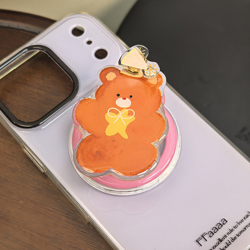 Floral Ice Cream Cone Phone Grip Kalsten
