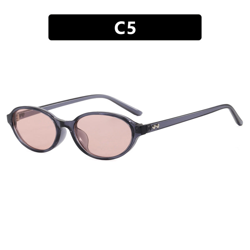 Women's fashionable sunglasses with oval frame and UV protection Kalsten