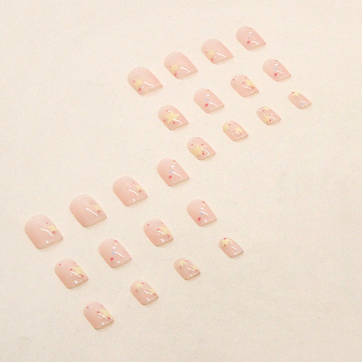 Artistic Star-Themed Press-On Nail Tips Kalsten