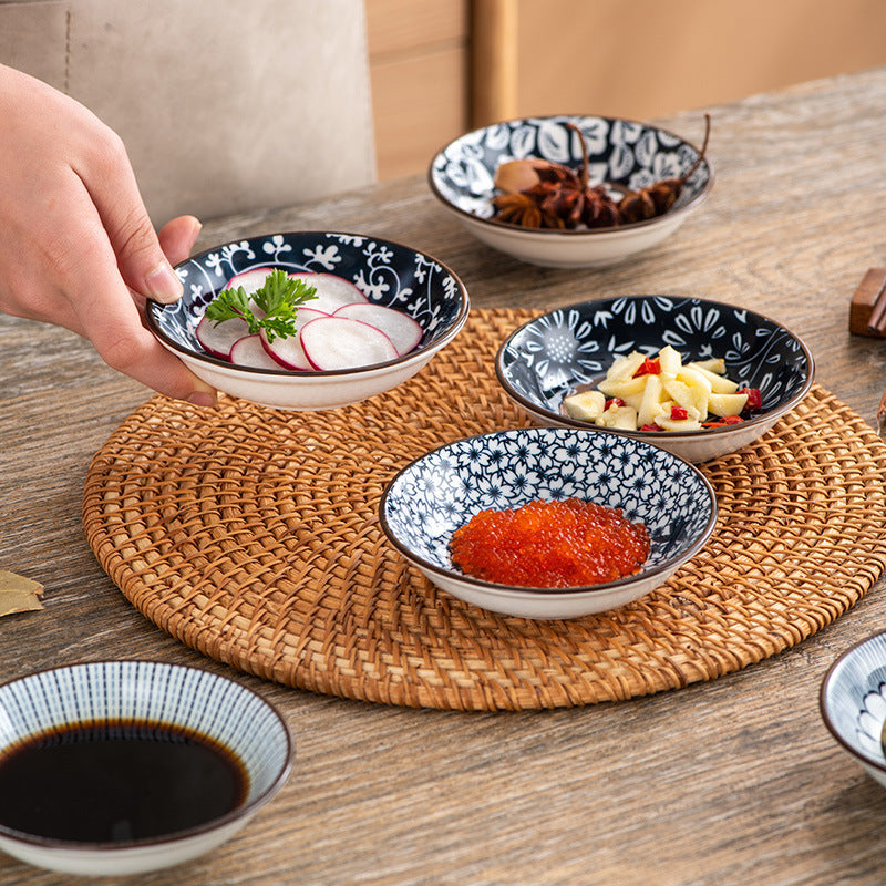 Decorative Asian-Inspired Small Serving Bowls