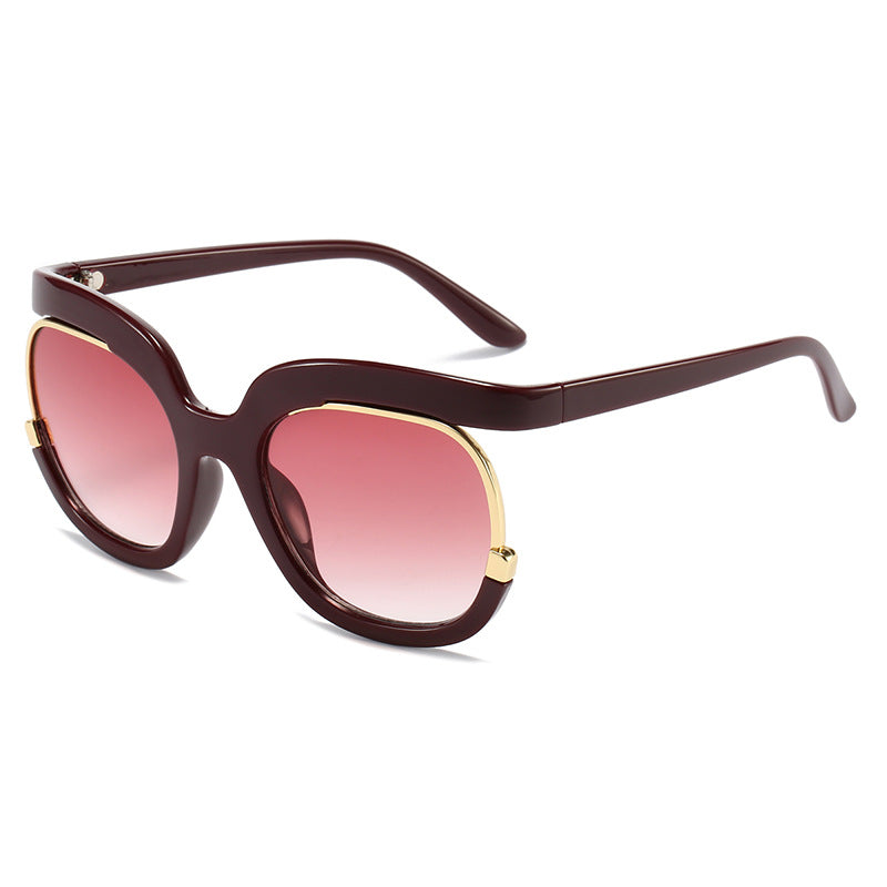 Women Oversized Sunglasses with Elegant Tortoise Design Kalsten